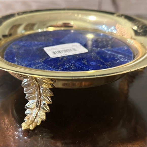 Michael Aram Enchanted Garden luxe wine coaster lapis. - Picture 3 of 4